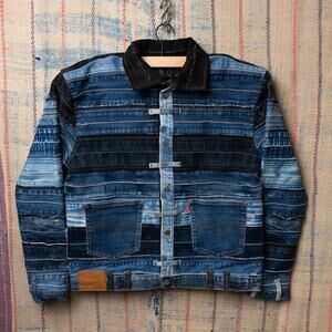 Upcycled levis denim jacket